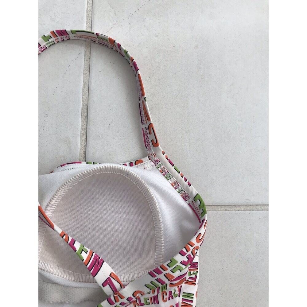 Calvin Klein‎ Multicolor Logo Print One Piece Swimsuit - Picture 5 of 7